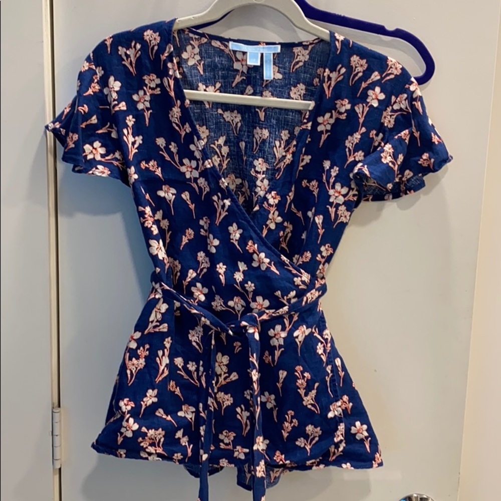 COPY - Draper James wrap blouse